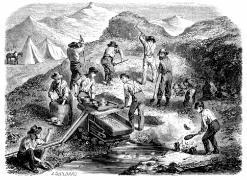 mining tools in the gold rush