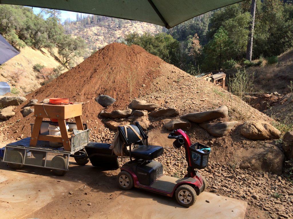 Elton's Big Load of Pay Dirt! 2 yards Roaring Camp Gold