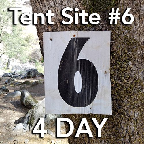 tent site #6 - four
