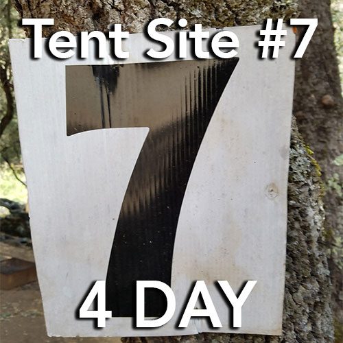 tent site 7 four day
