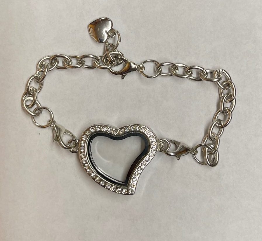 Heart Bracelet Locket with 2.6 DWT Gold - Roaring Camp Gold