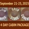 4 Day Cabin || September 21-25, 2025