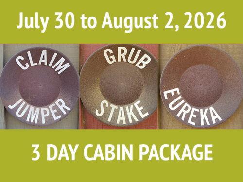 3 Day Cabin || July 30-August 2, 2026