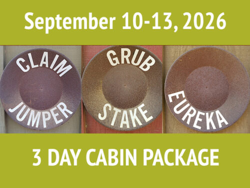 3 Day Cabin || September 10-13, 2026