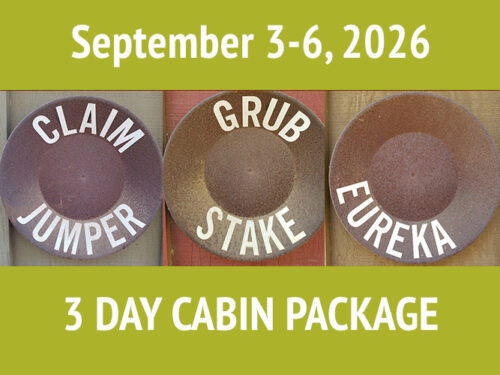 3 Day Cabin || September 3-6, 2026