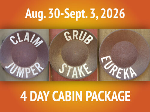 4 Day Cabin || August 30-September 3, 2026