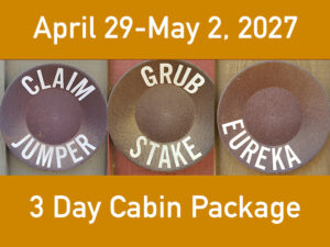 3 Day Cabin || April 29-May 2, 2027