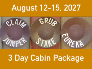 3 Day Cabin || August 12-15, 2027