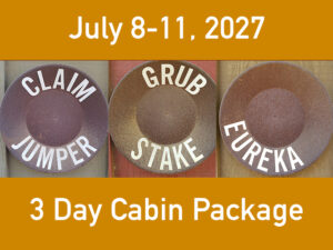 3 Day Cabin  ||  July 8-11, 2027
