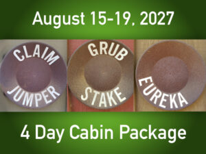 4 Day Cabin  ||  August 15-19, 2027