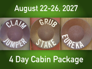4 Day Cabin  ||  August 22-26, 2027
