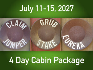 4 Day Cabin  ||  July 11-15, 2027
