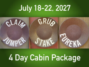 4 Day Cabin  ||  July 18-22, 2027