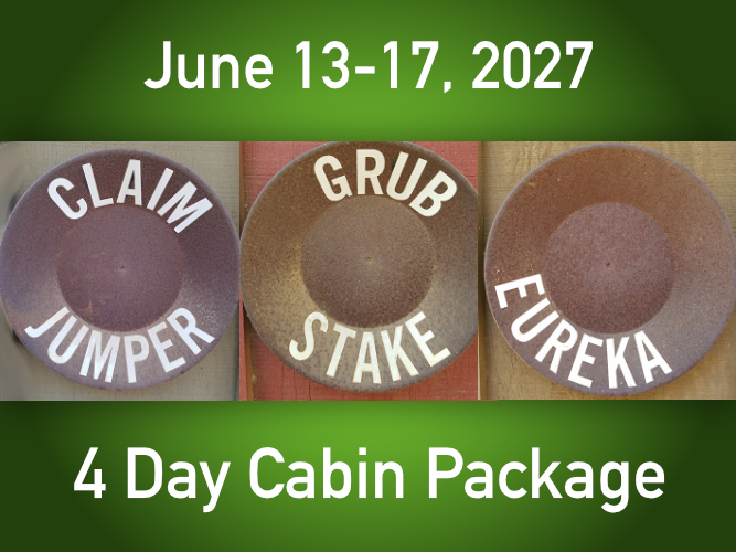 4 Day Cabin || June 13-17, 2027