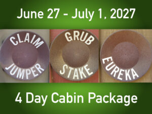 4 Day Cabin || June 27 - July 1, 2027