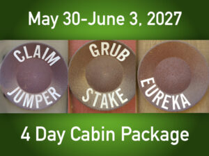 4 Day Cabin || May 30-June 3, 2027