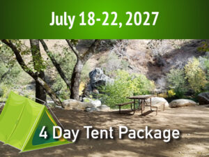4 Day Tent Site || July 18-22, 2027